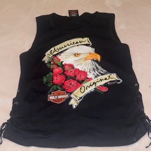 Vintage Harley Davidson tank